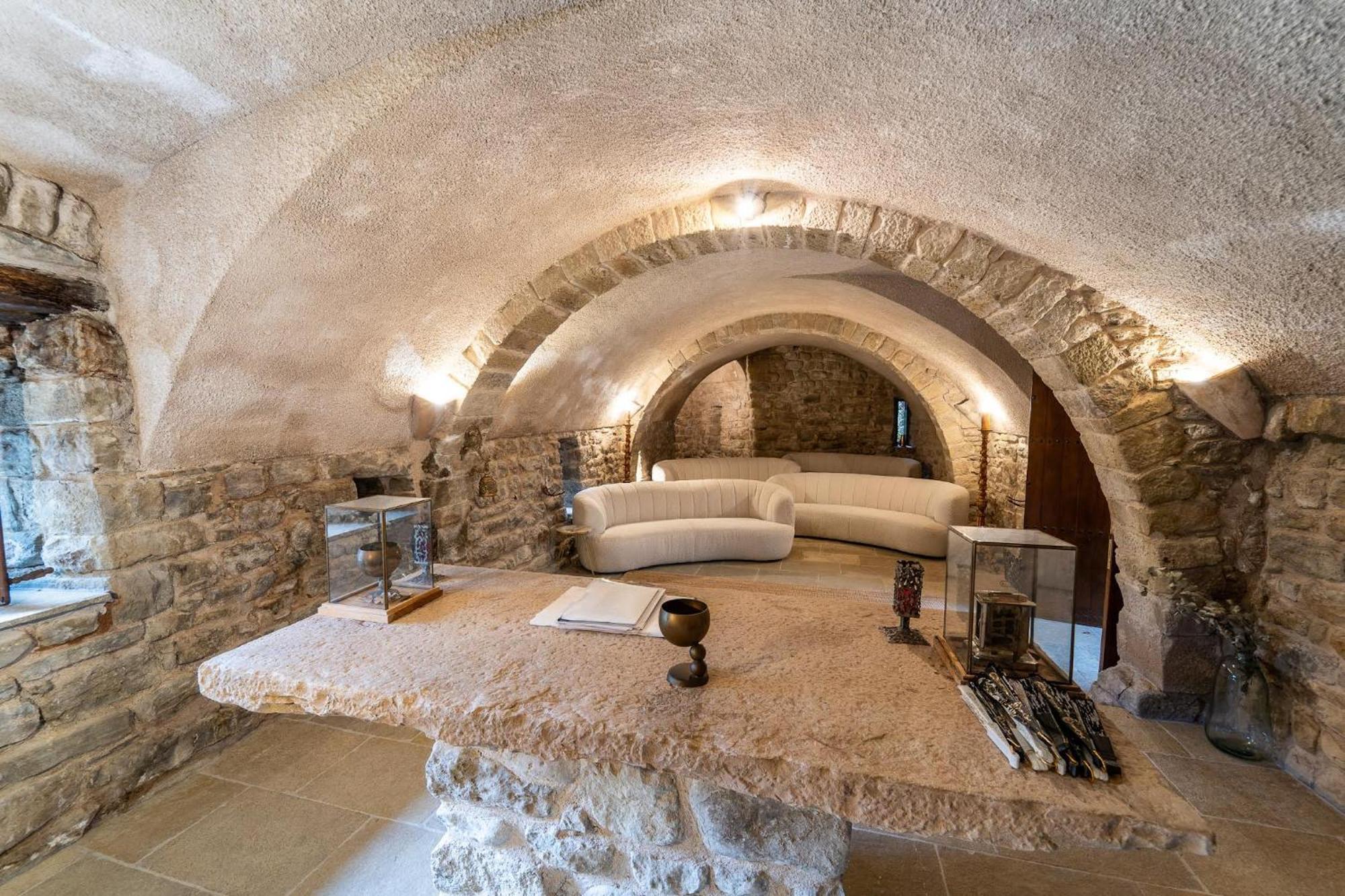 فيلا Castell In Girona Sant Miquel de Campmajor المظهر الخارجي الصورة