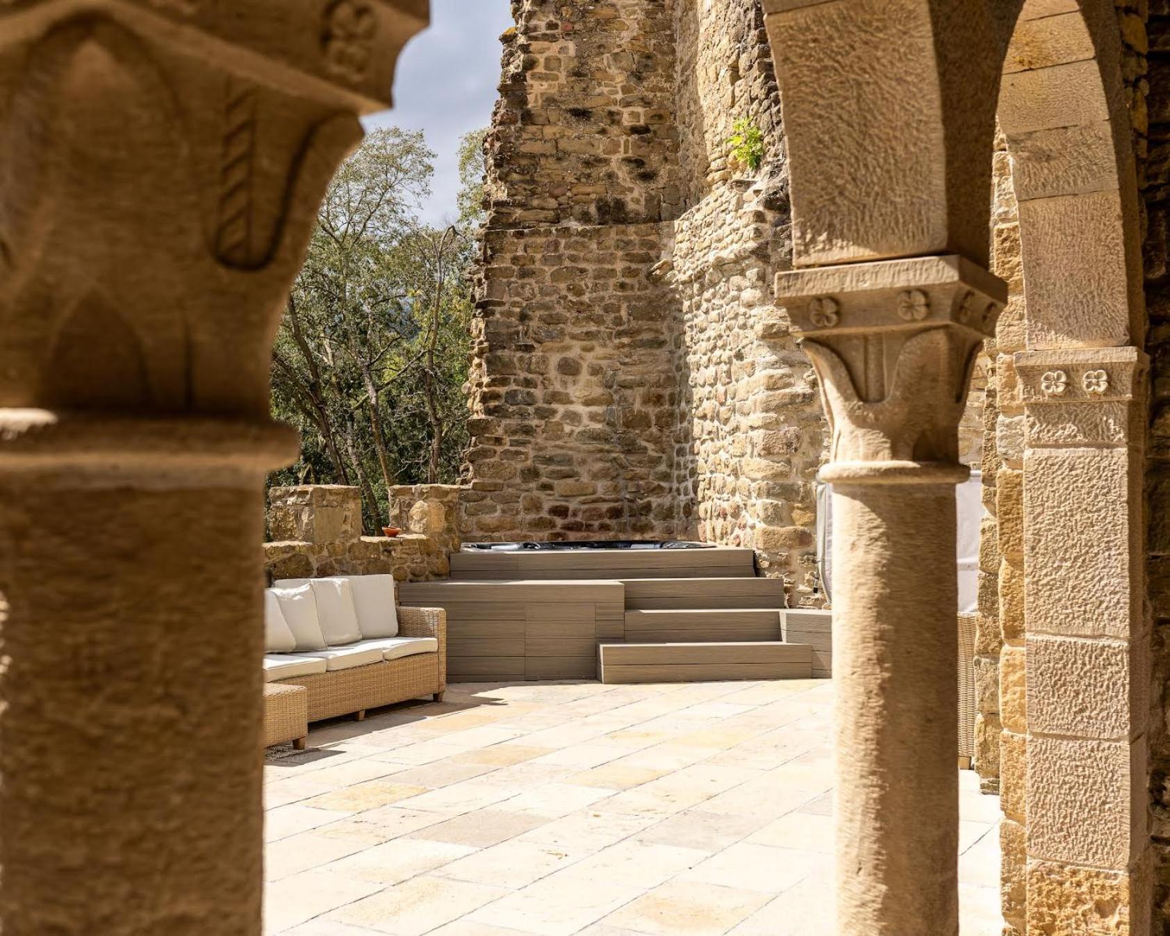 فيلا Castell In Girona Sant Miquel de Campmajor المظهر الخارجي الصورة