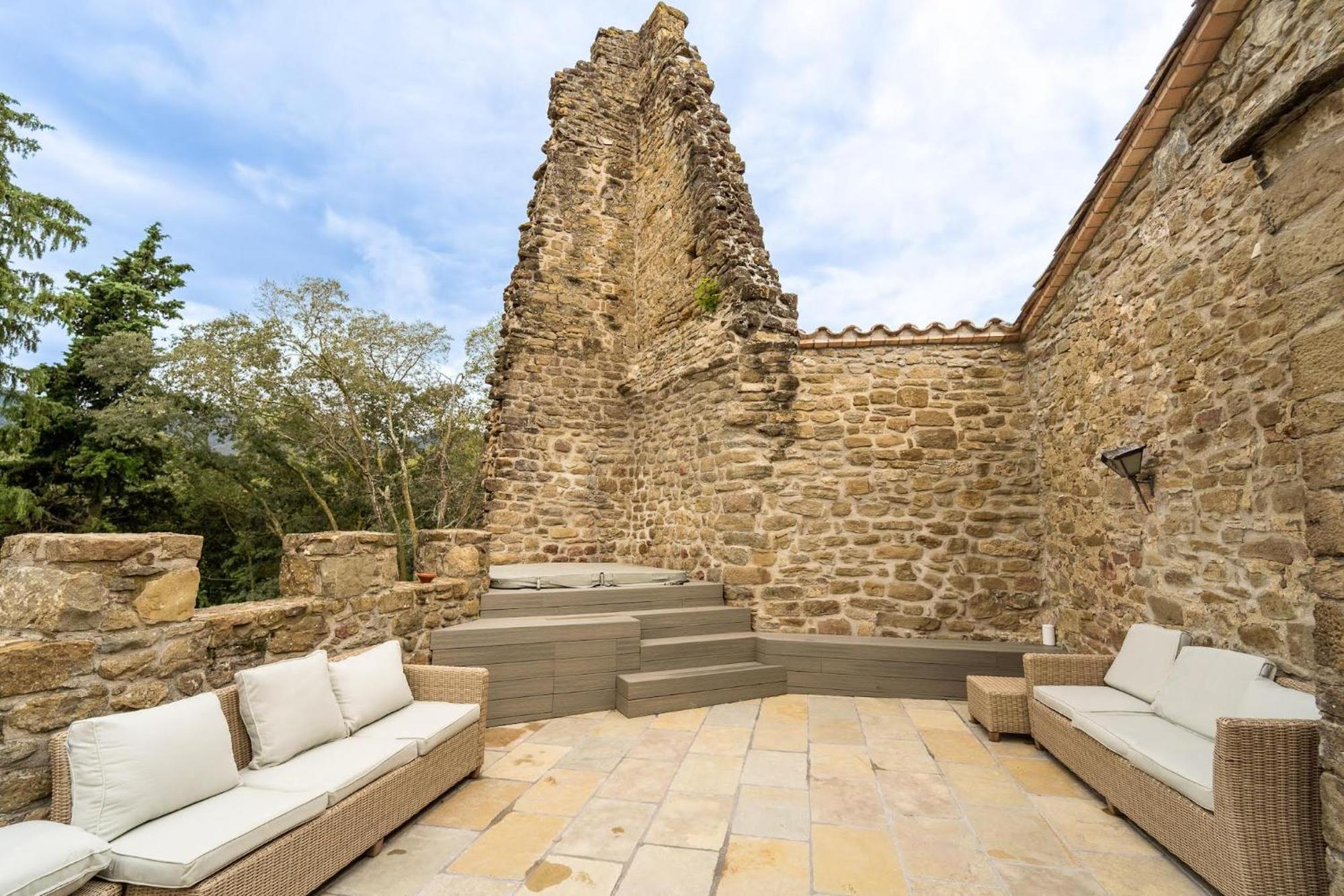 فيلا Castell In Girona Sant Miquel de Campmajor المظهر الخارجي الصورة