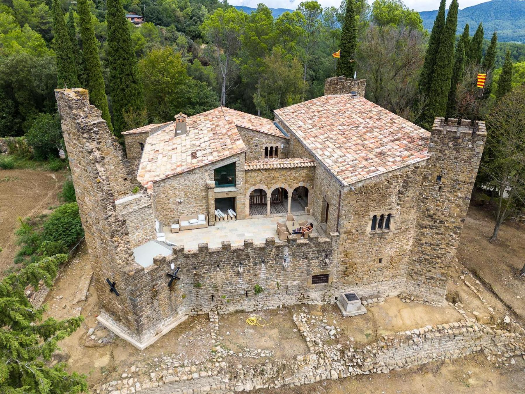 فيلا Castell In Girona Sant Miquel de Campmajor المظهر الخارجي الصورة