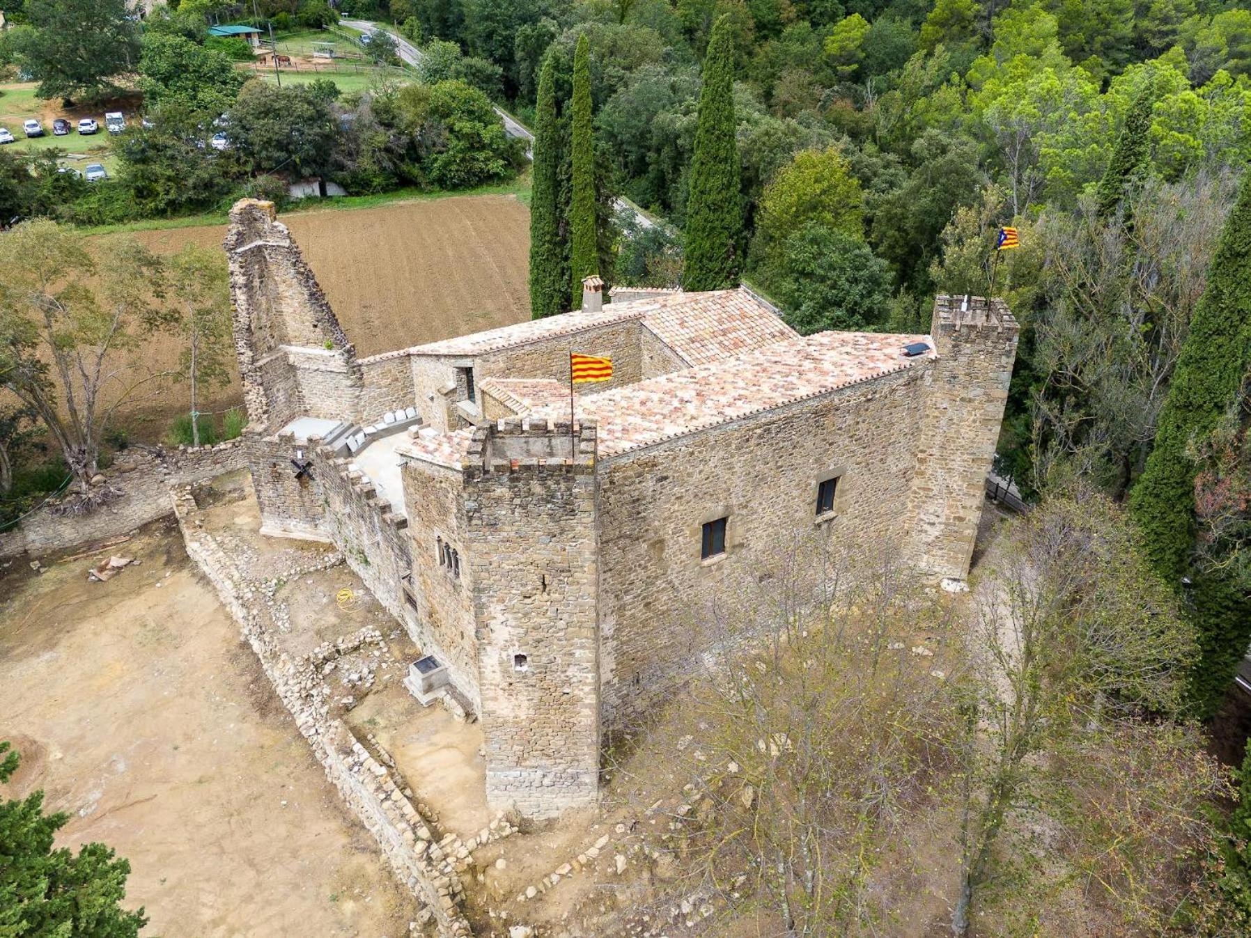 فيلا Castell In Girona Sant Miquel de Campmajor المظهر الخارجي الصورة